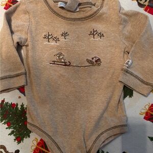 Janie & Jack Winter Sledding Bodysuit